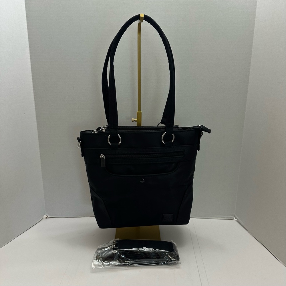 IHKWIP Triumph Tote – Mini Nylon Bag in Black w/ Crossbody Strap